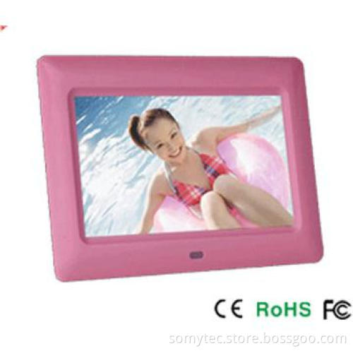 7Inch topsale real factory TFT newly Full Function Digital Photo Frame